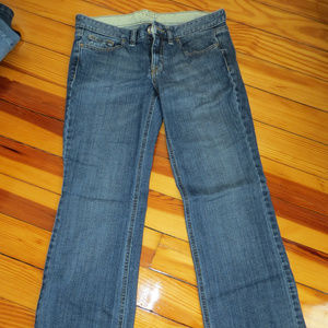 Lands' End Canvas Low Rise Boot Cut Jeans